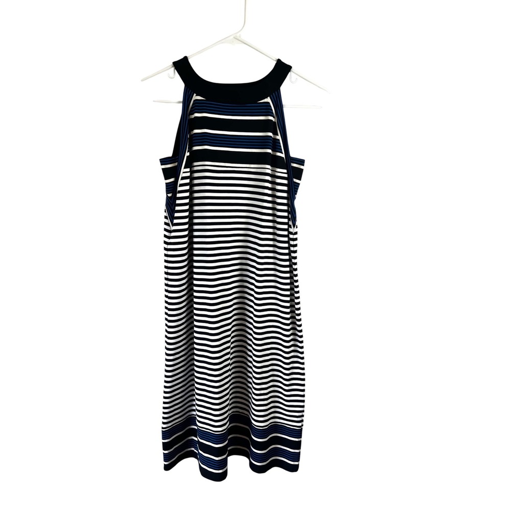 J.Jill Wearever Collection Striped Shift‎ Dress Size XS Midi Striped
